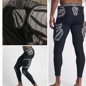 Nike Pro Hyperstrong Hard Plate 3/4 Football Tights  Color: Black  size M